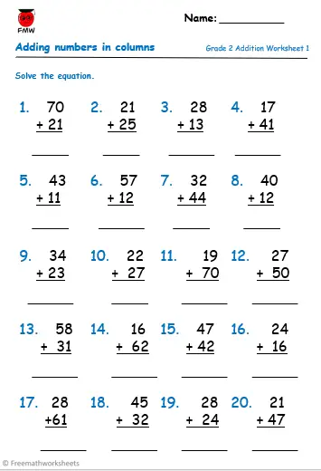 Grade 2 Four Operations Worksheets | Free Worksheets | Printables