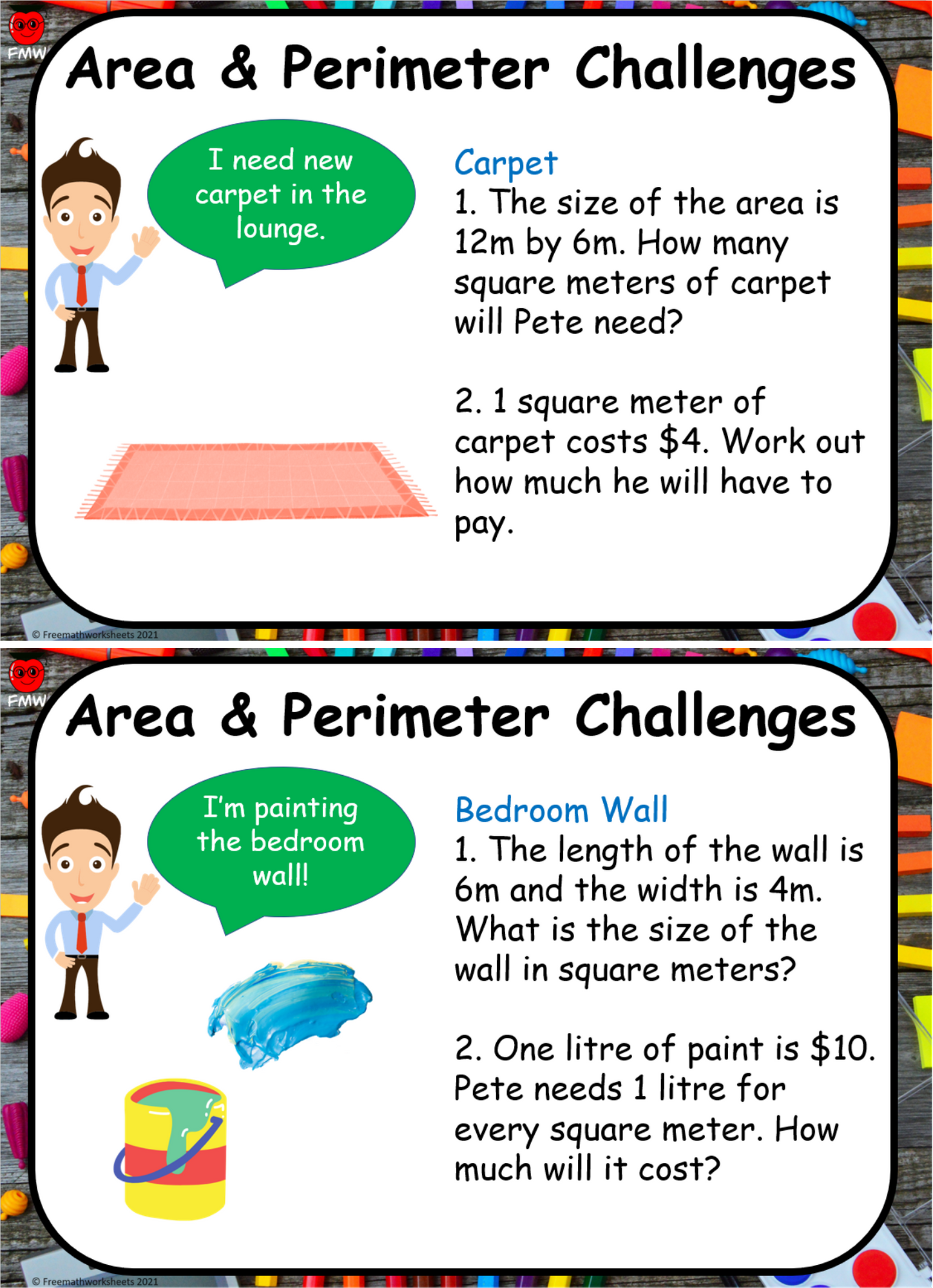 Grade 5 Area & Perimeter Worksheets | Free Worksheets